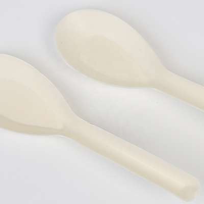 Compostable 120MM Biodegradable Cornstarch Spoon Corn starch Cutlery for Dessert