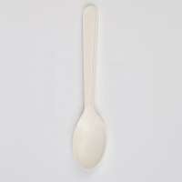 4 Inch Corn Starch Compostable Tableware Eco Spoon For Dessert