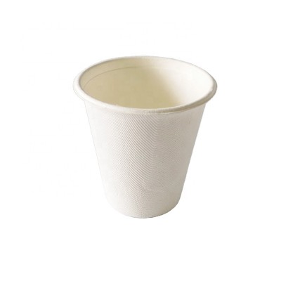 Single Wall Paper Coffee Cup Custom Logo Printed Disposable Bamboo Customized Style Packing Color Feature Eco Material 200ml cup