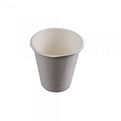 Eco friendly Takeaway Microwavable Take Out Bamboo Sugarcane Biodegradable Disposable tableware 370ml cup - 13oz without lid