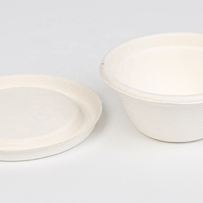 C5 Biodegradable and compostable bagasse 2oz sauce cup without lid