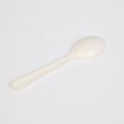 Wholesale Chinese Spoon Compostable Cornstarch Biodegradable Spoon