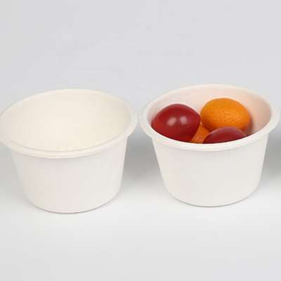 Biodegradable Communion 4 OZ Sugarcane Bagasse Cups For sauce C4